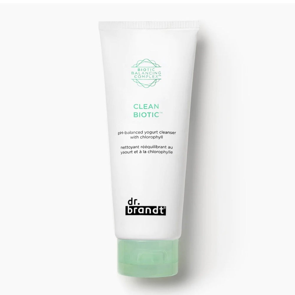 Dr brandt clean biotic ph balanced yogurt cleanser w/chlorophyll